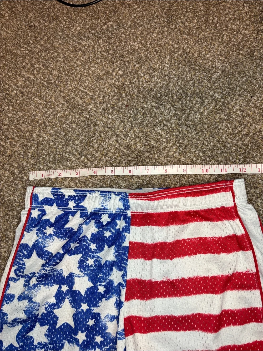Justice Girls (12) Patriotic Athletic Shorts - Red, White & Blue